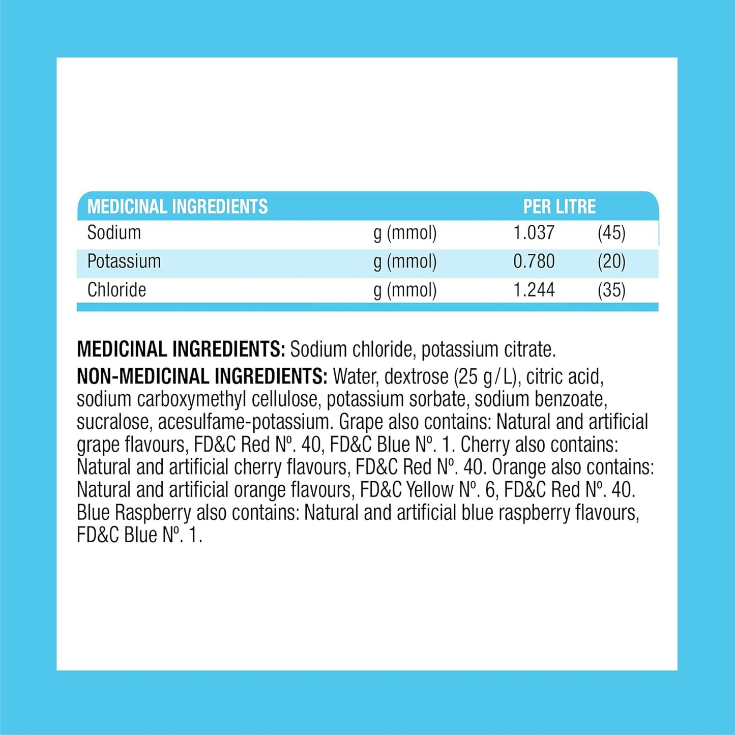 Pedialyte®，成人和儿童电解质冰棒，多种包装，16 x 62.5 毫升，电解质补充口服补液盐，62.5 毫升（16 包）