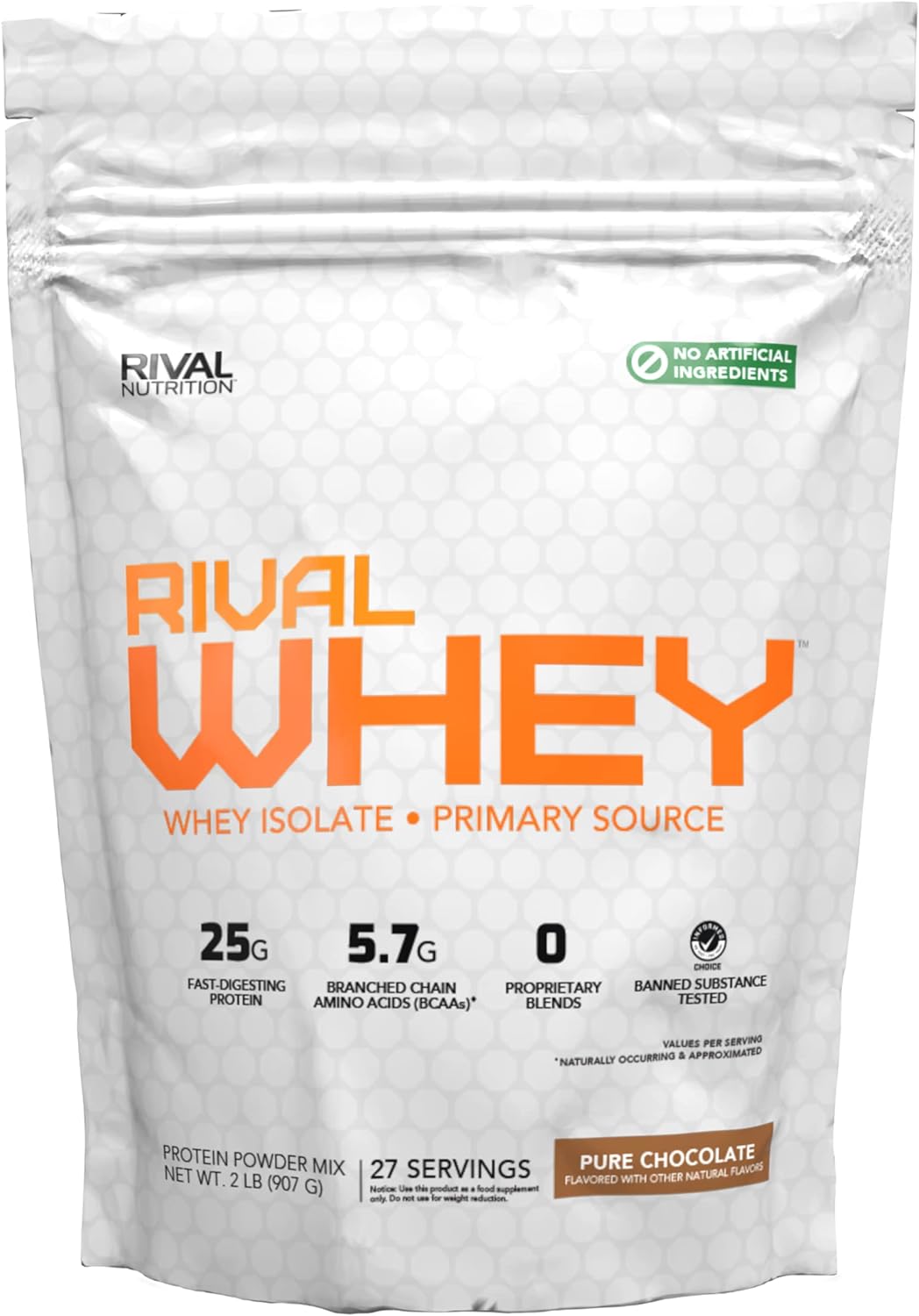 Rivalwhey 天然纯巧克力 2磅