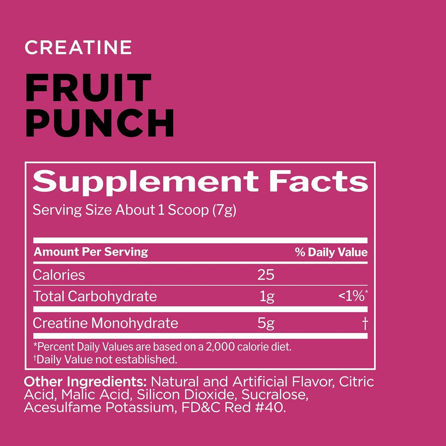 Rule 1 Creatine 30 serv Fruit Punch 210 g