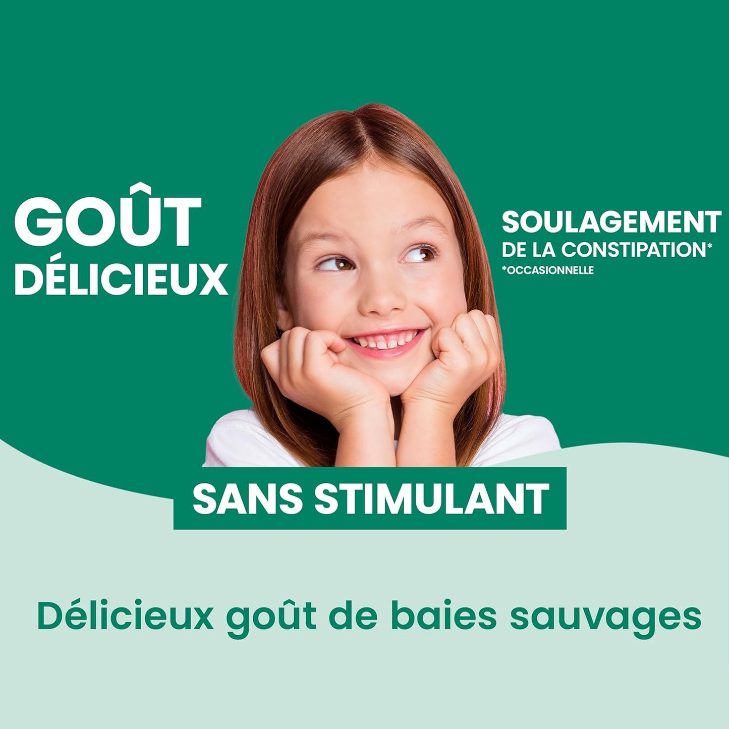 DulcoLax 儿童软糖，适用于 4 岁及以上儿童，温和缓解偶尔便秘，纯素，无刺激性，无麸质，野生浆果味，15 粒