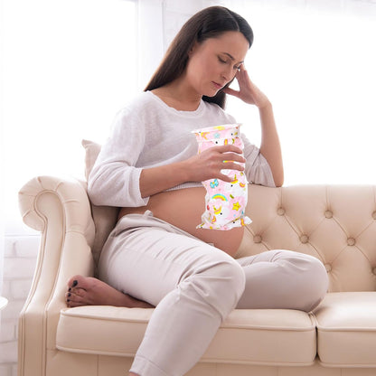 JarThenaAMCS 50Pcs Kids Vomit Bags Disposable Cartoon Emesis Bags Leak Proof Self Sealing Barf Bags Portable Throw Up Bag for Motion Car Air Sea Sickness Nausea Travel