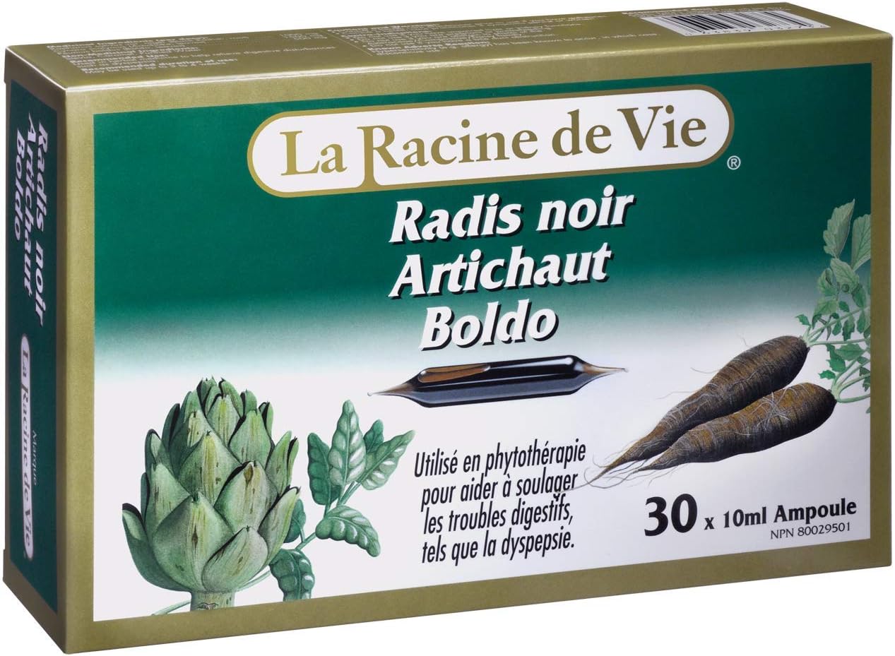 Root Of Life/ La Racine De Vie 黑萝卜朝鲜蓟 Boldo（30 支安瓿）30 支