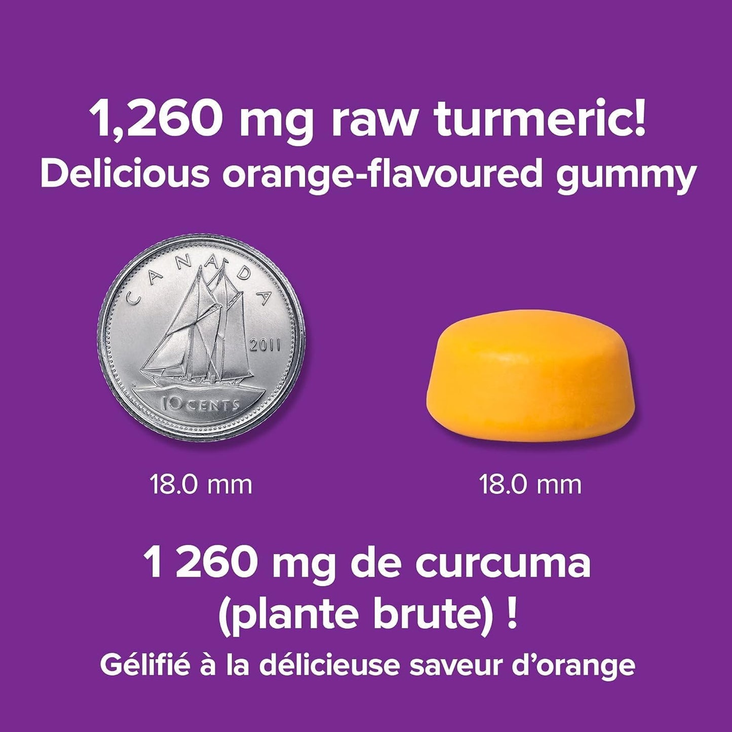 Webber Naturals 薑黃素軟糖，1260 毫克生草本，120 粒軟糖，抗氧化支持，純素