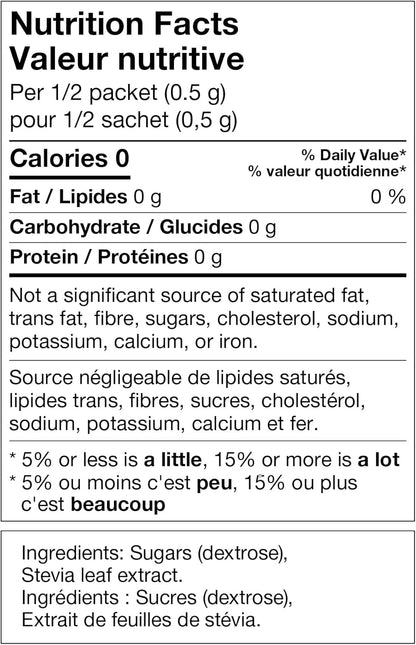 Stevia In The Raw - 1000 Sachets - Zero-Calorie Natural Sweetener - Diabetic-Friendly, Gluten-Free, Kosher, Vegan - Ideal for Iced and Hot Coffee, Tea and Smoothies