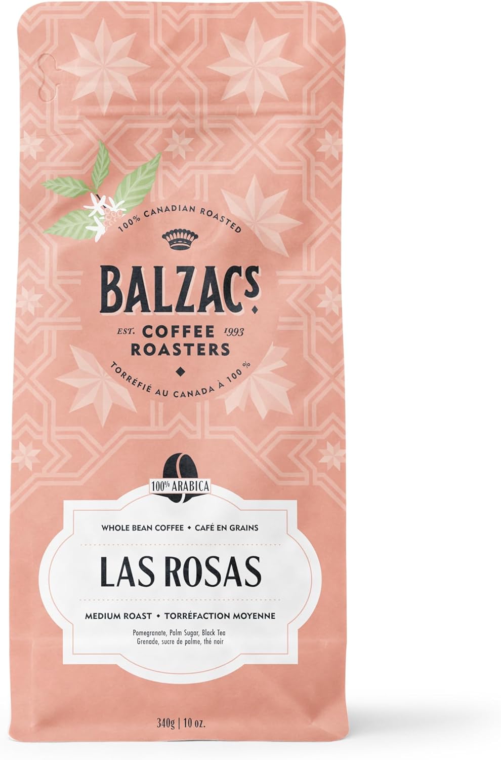 Balzac's Coffee Roasters - Las Rosas 全豆 | 300克，10盎司。（1包）