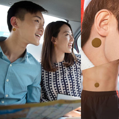 MQUPIN 晕车贴，20 片装，适用于乘车、乘船、乘飞机的晕船贴，起效快，无副作用（20 片）