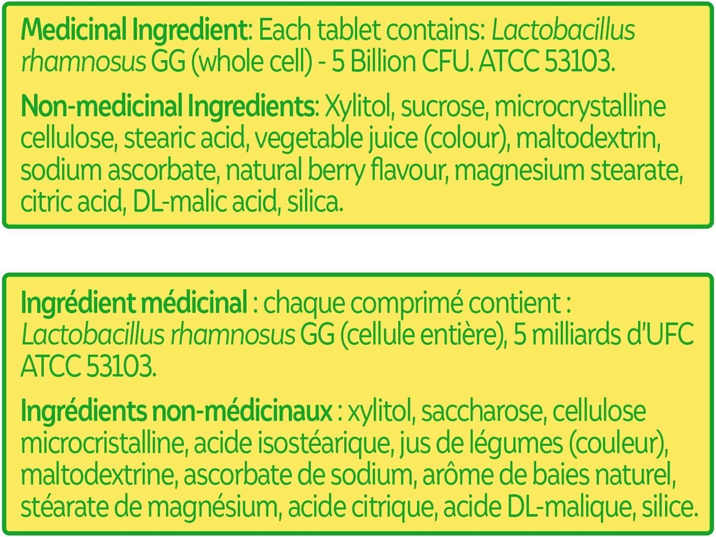 Culturelle Kids 每日益生菌咀嚼片，适合儿童，含 100% 天然来源的乳酸杆菌 GG 菌株，经临床研究最多的益生菌，儿科医生推荐，浆果味，60 粒咀嚼片