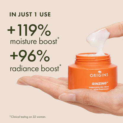 Origins GinZing Radiance-Boosting Gel Moisturizer | For All-Day Glow | With Vitamin C & Niacinamide