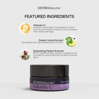 DERMAdoctor Kakadu C Face Creme, 1 ounces (20220-7)