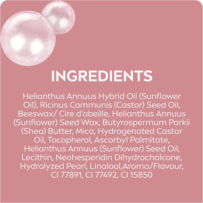 NIVEA Pearly Shine Lip Balm | Pearly Pink Shimmer Tinted Lip Care, 24H Hydration | 2x4.8g Tubes