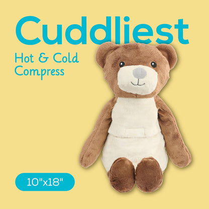 魔法袋 Warmy Noa the Bear 冷熱敷袋，屢獲殊榮的舒適治療伴侶，天然可堆肥，可擁抱療法，加拿大衛生部註冊，多功能健康伴侶