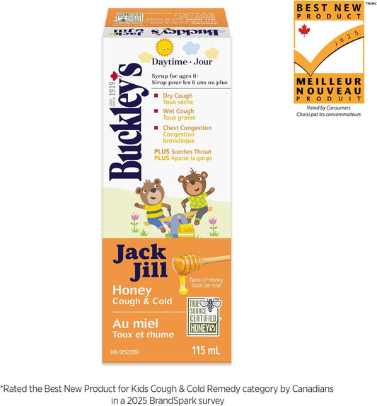 BUCKLEY'S JACK & JILL 儿童蜂蜜止咳感冒糖浆，115毫升
