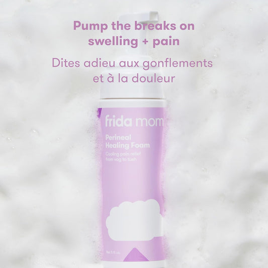 Frida Mom 金缕梅会阴愈合泡沫，用于产后护理、清凉镇痛和痔疮治疗，5 液体盎司