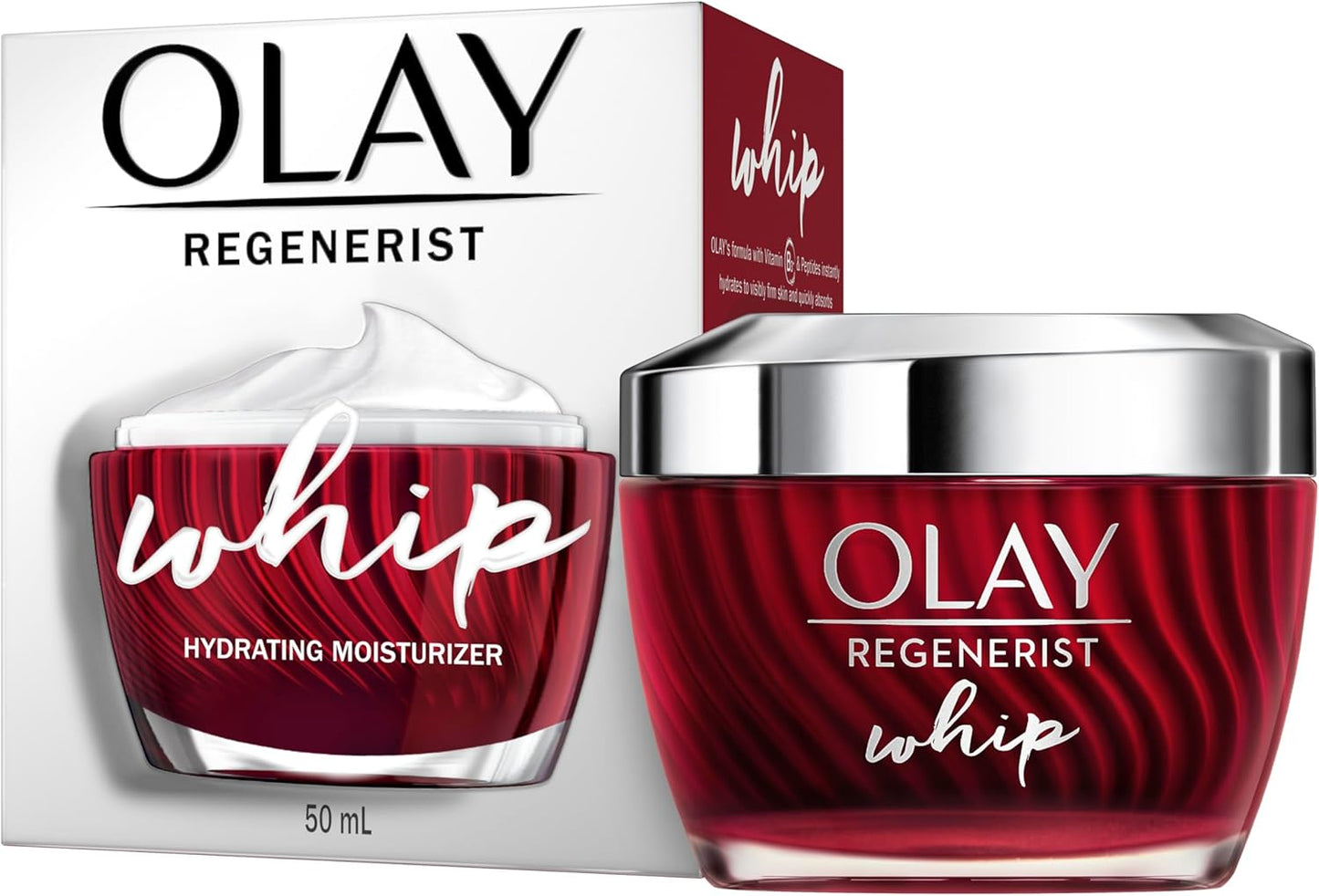 Olay Regenerist Whip Face Moisturizer with Vitamin B3, Niacinamide, 50 ml
