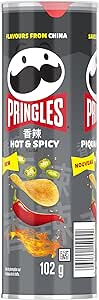 Pringles® Hot & Spicy Potato Chips 102g