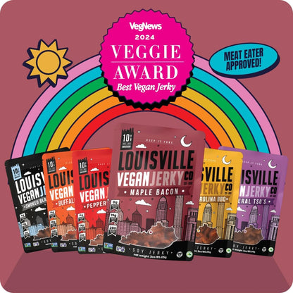 Louisville Vegan Jerky - Maple Bacon, 2.5 oz. Bag