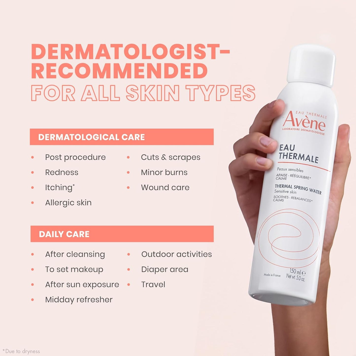 Eau Thermale Avene Thermal Spring Water, 5 Fl Oz