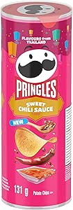 Pringles Sweet Chili Flavour Potato Chips 131gm