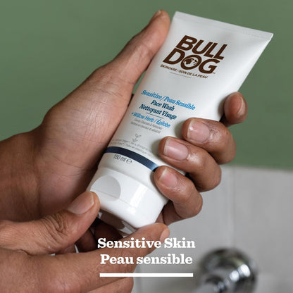Bulldog Skincare Sensitive Skin Face Wash for Men, 150 mL