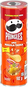 Pringles® Desi Masala Tadka Potato Chips 102g
