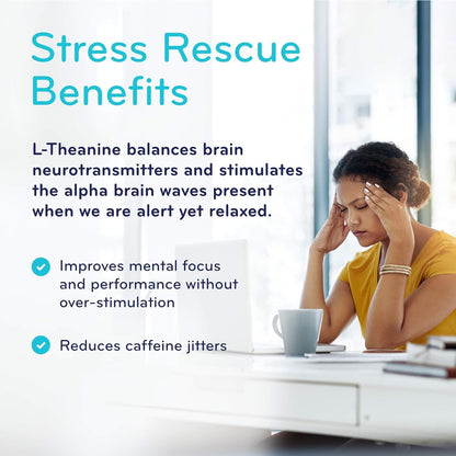 SISU Stress Rescue L-Theanine Chewable Tablet, 30 Count (Pack of 1)