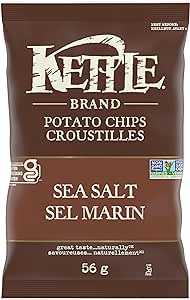 Kettle Chips - Sea Salt (24 bags of 56gr)