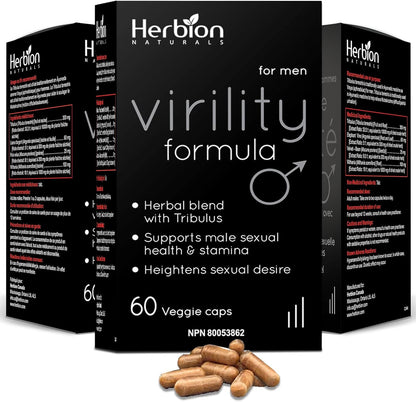 Herbion Naturals 壯陽配方 - 增強能量、力量和耐力，（3 包）180 粒