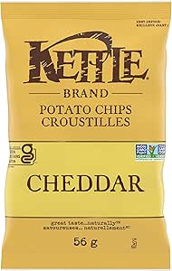 Kettle Chips - Cheddar (24 bags of 56gr)