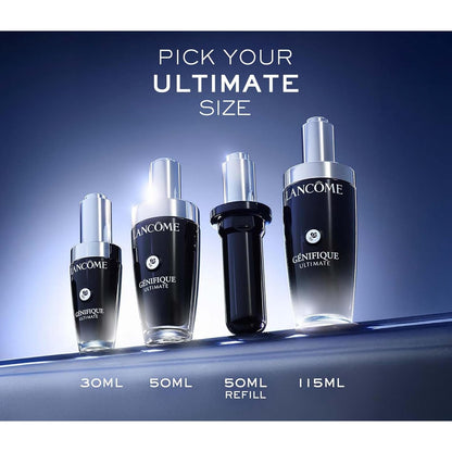 Lancôme Génifique Ultimate Dual Recovery Face Serum- Anti-Aging Serum Visibly Improves Fine Lines, Rough Texture, Plumpness and Even Skintone - with Beta Glucan and, Hyaluronic Acid