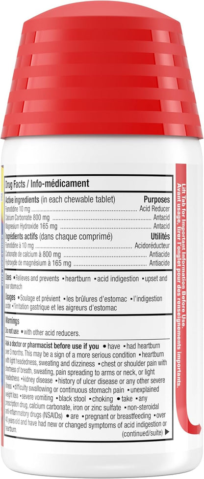 Pepcid Complete 薄荷咀嚼片，50 片