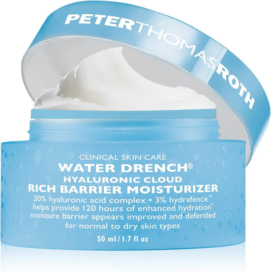 Peter Thomas Roth Water Drench Hyaluronic Cloud Rich Barrier Moisturizer Moisturizer Unisex-1.7 oz