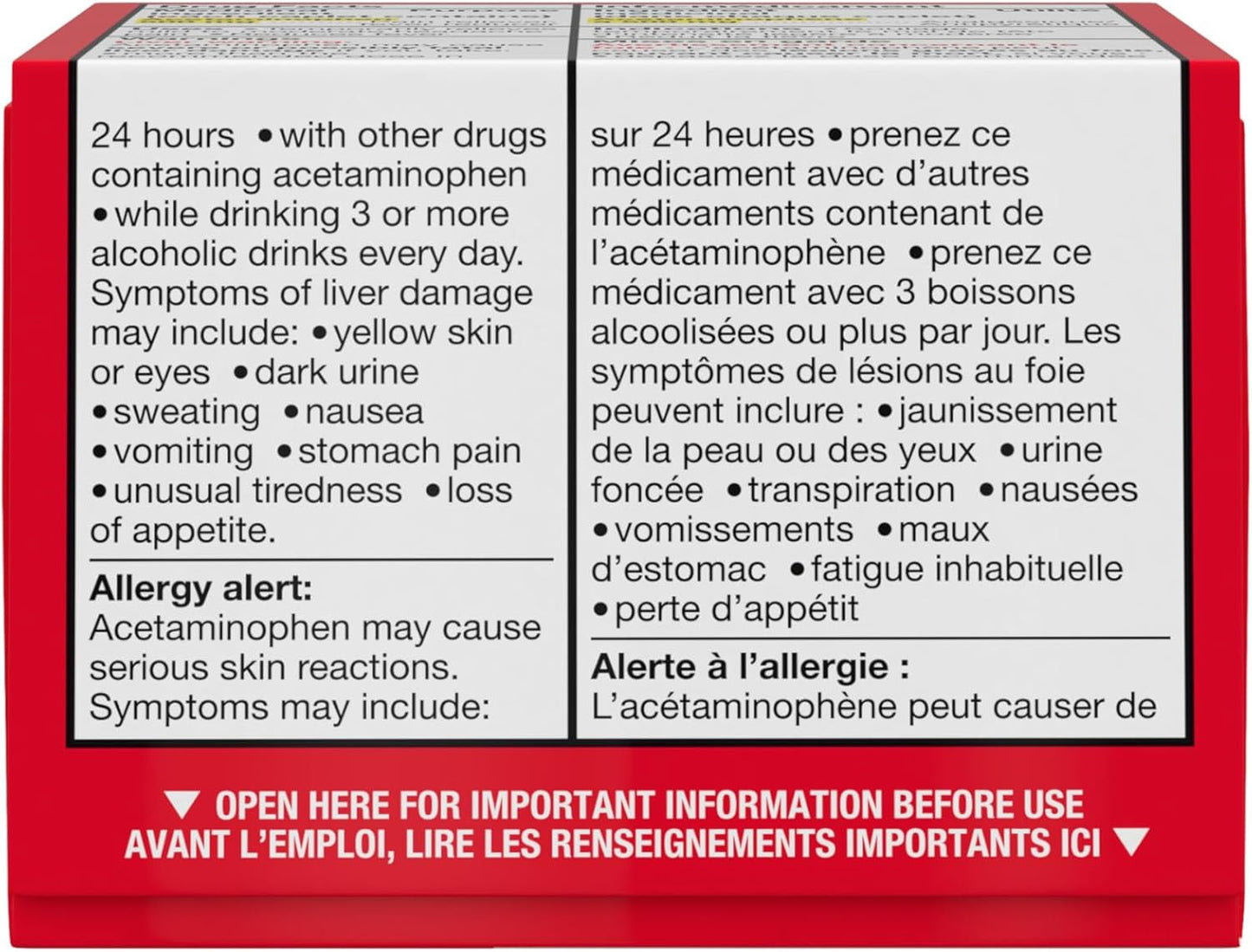 Tylenol Extra Strength Caplets for Headache, Migraine, Arthritis and Pain Relief, 500 mg Acetaminophen, 50 Caplets