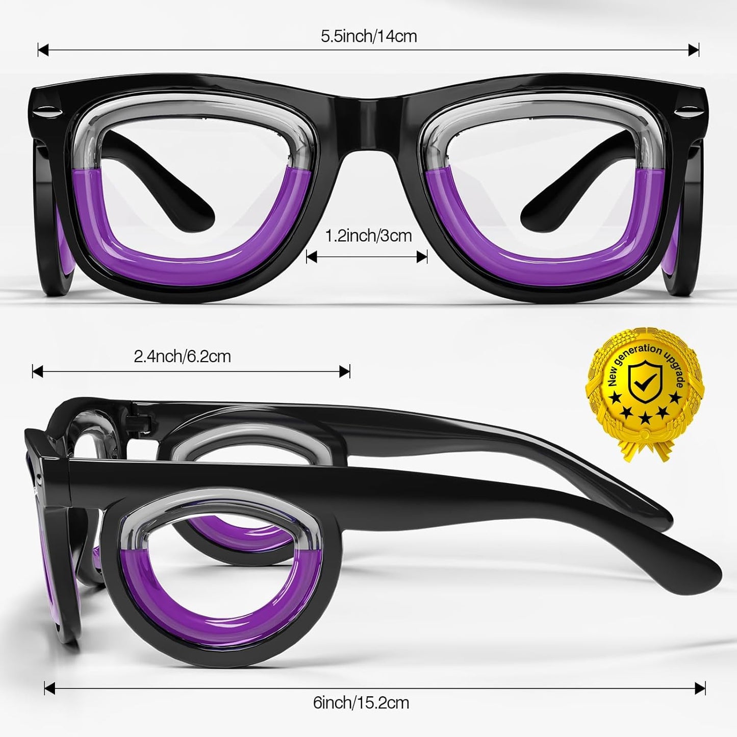 Hion 2 副成人防暈動病智慧眼鏡，超輕便攜式緩解噁心液體眼鏡，暈車暈機暈船眼鏡，旅行/巡航必備品