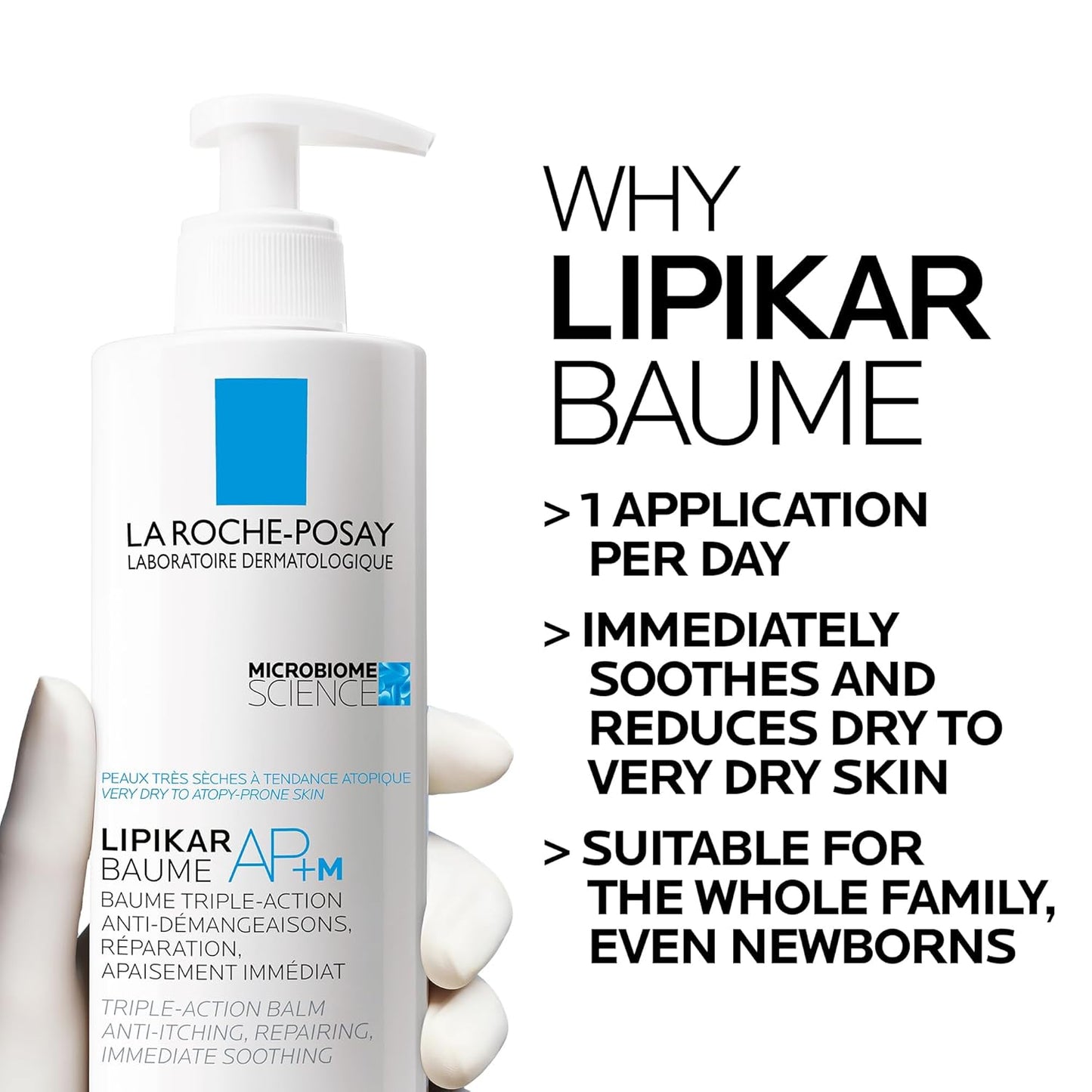 La Roche Posay Face Cream & Body Lotion BUNDLE, Toleriane Dermallergo Creme & Lipikar Baume AP+M, Your Sensitive Skin Hydration Duo, Suitable for Sensitive, Dry to Very Dry Skin, Fragrance-Free