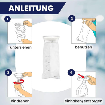 便携式呕吐袋，容量大，适合旅行晕车和孕吐，轻松收集唾液和呕吐物