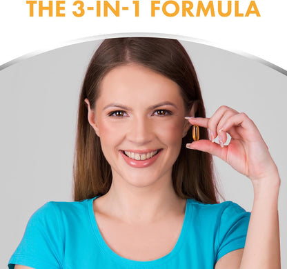 Focus Factor 大腦和視力，60 粒 - 多種維生素補充劑，含維生素 B6、B12、D3、葉黃素、玉米黃質和假馬齒莧，有助於增強成人的認知功能並支持眼睛健康