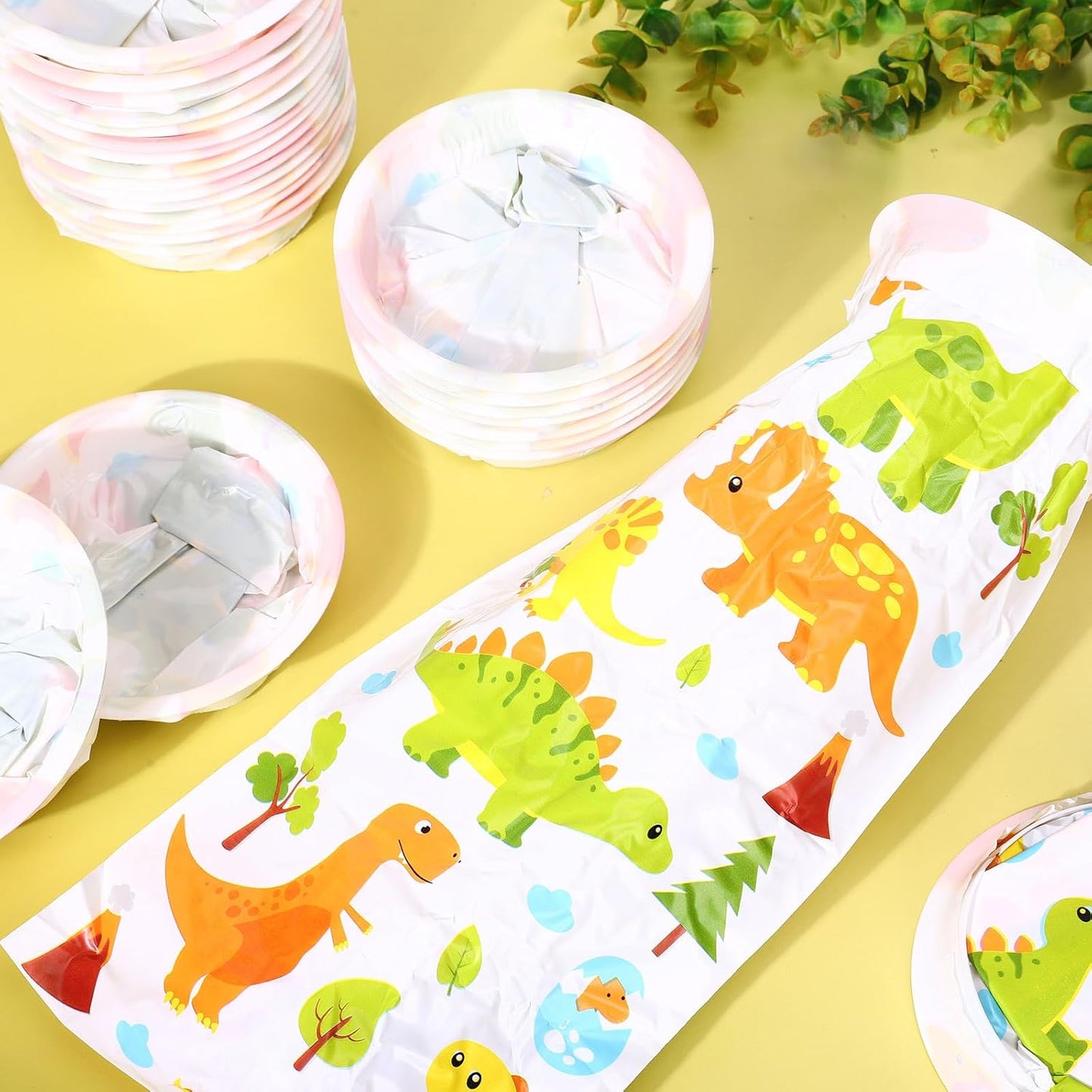 JarThenaAMCS 50个装儿童呕吐袋一次性恐龙呕吐袋防漏自封便携式呕吐袋适用于晕车晕船晕车旅行