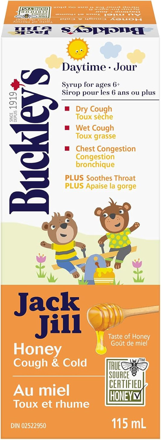 BUCKLEY'S JACK & JILL 儿童蜂蜜止咳感冒糖浆，115毫升