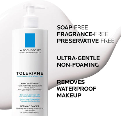 La Roche-Posay 抗过敏保湿面部精华液，Toleriane Ultra Dermallergo 敏感肌肤专用精华液，含 Neurosensine，可为过敏肌肤补水并修复，20 毫升。
