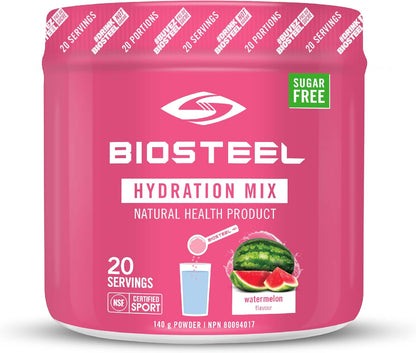 BioSteel 补水混合物 | 白色冷冻（45 份）+ 西瓜（20 份）零糖补水饮料混合物
