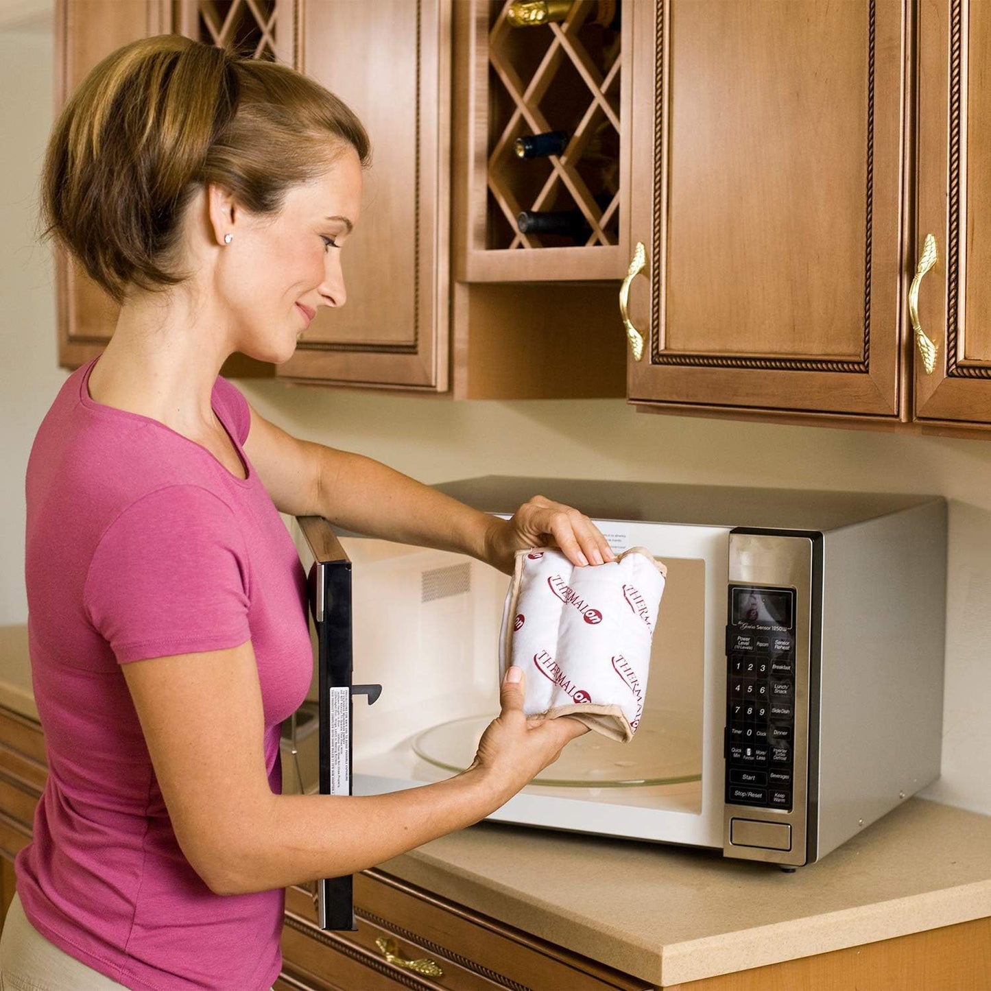 Thermalon 湿热敷带，微波激活，深层渗透，缓解疼痛，1 片