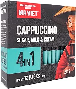 Mr.Viet 卡布奇諾即溶越南咖啡 4 合 1（20 克 x 12 份）