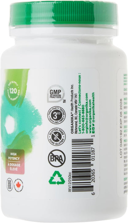 Organika 硫辛酸（高效）- 肝脏支持，抗氧化剂 - 120 粒胶囊