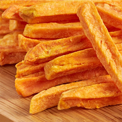 Dried Sweet Potato Sticks 200g Crispy Sweet Potato Jerky Instant Vegetable Jerky Crispy Fruits and Vegetables Snacks Patates Douces Croustilles