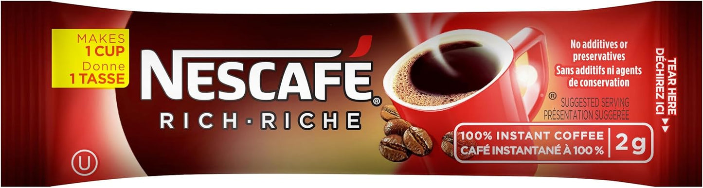 雀巢浓速溶咖啡，单份速溶咖啡包，2公斤装（2克x1000包）