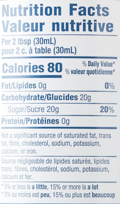 Torani 香草味糖浆，750 毫升瓶装，2 瓶装，透明