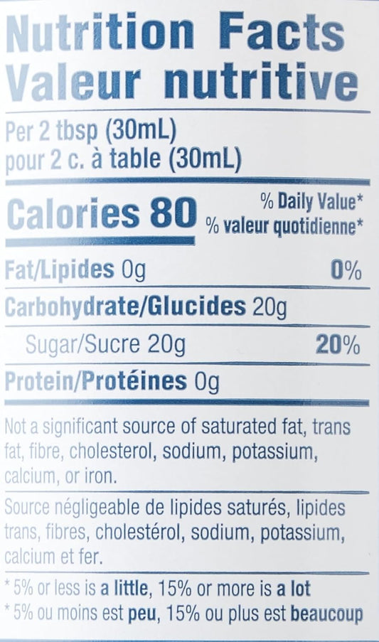 Torani 香草味糖浆，750 毫升瓶装，2 瓶装，透明