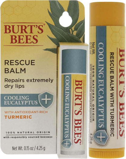 Cooling Eucalyptus Rescue Balm by Burts Bees for Unisex - 0.15 oz Lip Balm