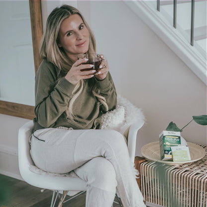 Herbion Naturals 感冒和流感草药颗粒，天然柠檬味，10 袋装 - 有助于缓解咳嗽和胸闷