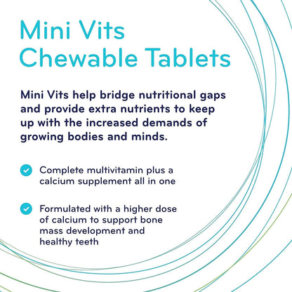 SISU - Mini Vits - Specially designed for children with a full range of vitamins and minerals - 90 Chewable Star Caps (Pack of 1)